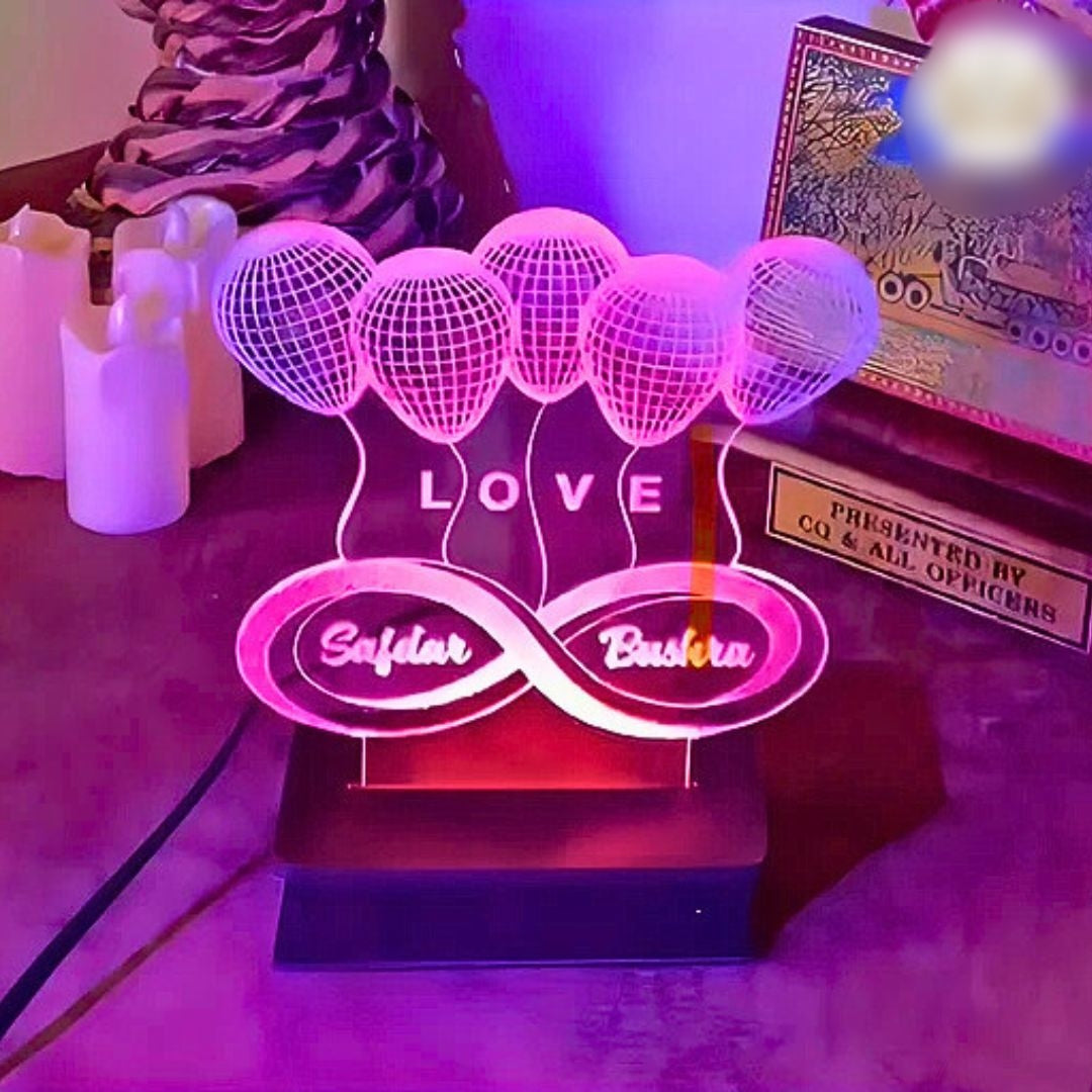 5 Baloon Customised Lamp