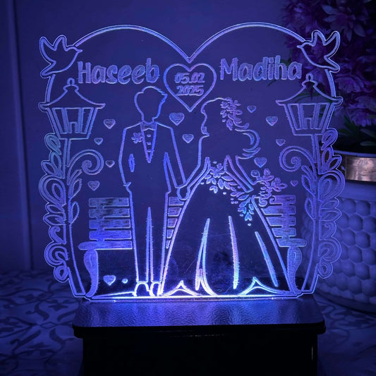 Couple Love Lamp 3d costumized lamp