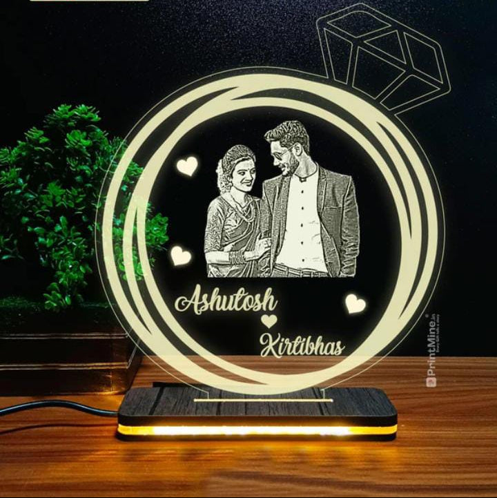 3D Customized Picture Ring Illusion Lamp