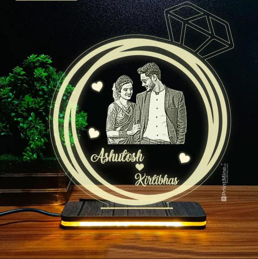 3D Customized Picture Ring Illusion Lamp