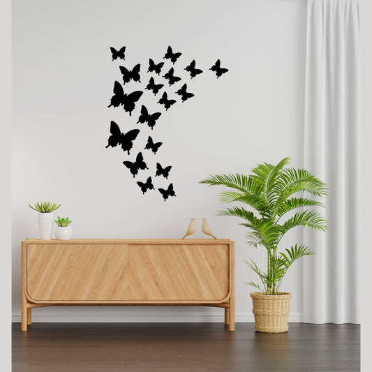 Set of 20 Butterflies Beautiful Wall Art
