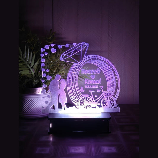 RING CYCLE 3D COSTUMIZED ILLUSION LAMP